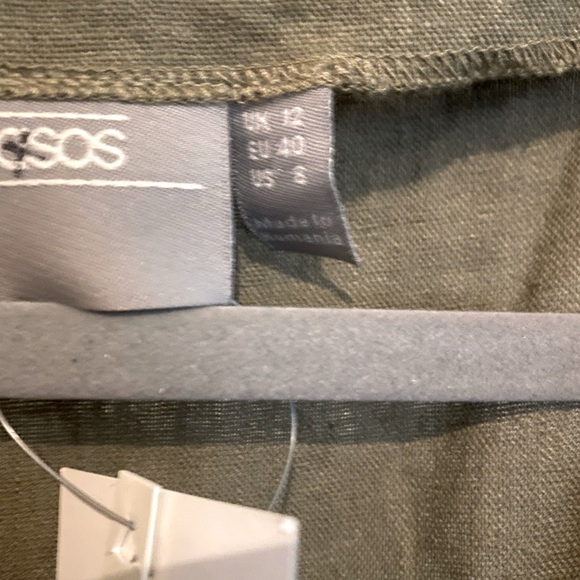 Linen ASOS button tie dress - Picture 3 of 3